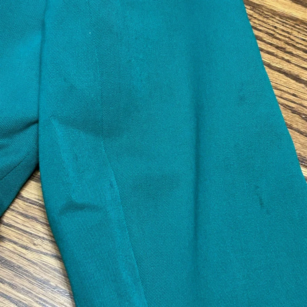 Vintage Christian Dior Double Breasted Blazer Size:8 Color: Teal and Black